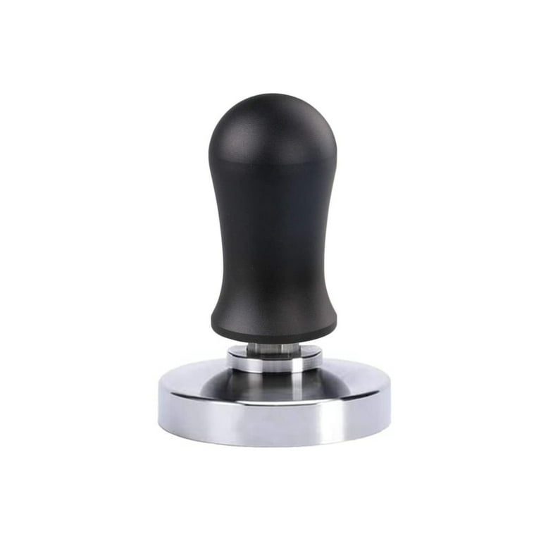 YasTant 51mm Espresso Tamper Coffee Tamper Calibrated with Spring  Adjustable Grip Ergonomics Handle Coffee Powder Press Tool Stainless Steel  Flat Base