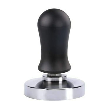 YasTant 51mm Espresso Tamper Coffee Tamper Calibrated with Spring Adjustable Grip Ergonomics Handle Coffee Powder Press Tool Stainless Steel Flat Base Cafe Barista Family Office Tool