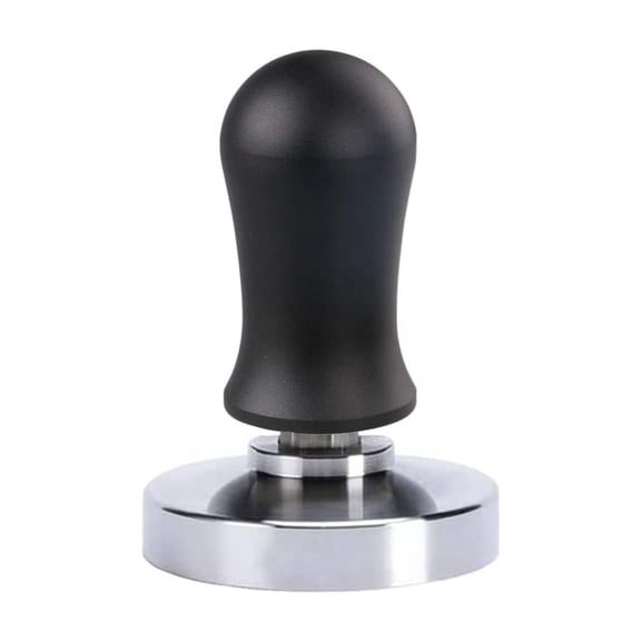 YasTant 51mm Espresso Tamper Coffee Tamper Calibrated with Spring Adjustable Grip Ergonomics Handle Coffee Powder Press Tool Stainless Steel Flat Base Cafe Barista Family Office Tool