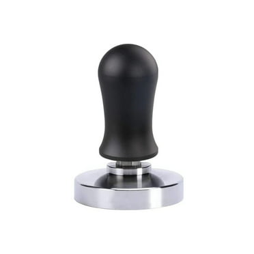 YasTant 58mm Espresso Tamper Coffee Tamper Calibrated with Spring Adjustable Grip Ergonomics Handle Coffee Powder Press Tool Stainless Steel Flat Base Cafe Barista Family Office Tool