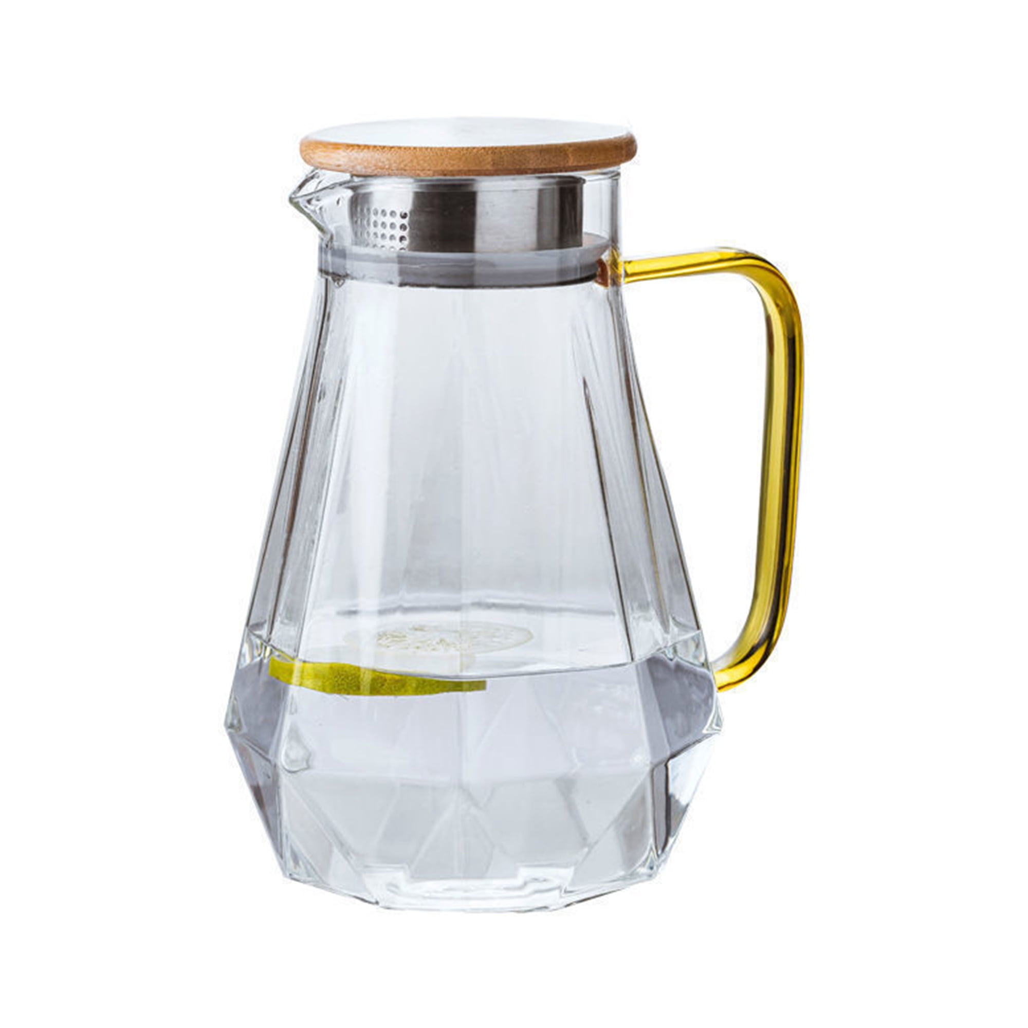 Simax Large Glass Pitcher With Spout: 2.5 Qt Glass Pitchers With
