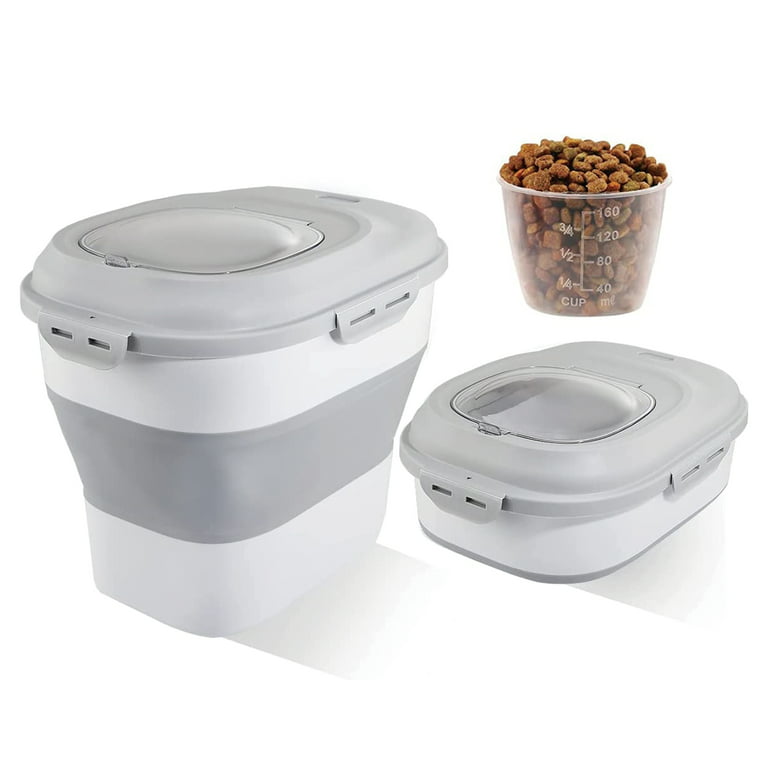 Dog Food Storage Container 30 lbs Capacity, Large Airtight Pet