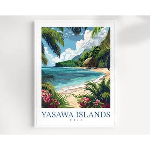 Yasawa Islands Travel Fiji Oceania Ideas Poster, Living Room And ...