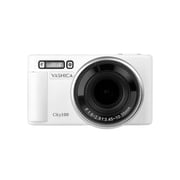 Yashica City 100 13MP 5K Ultra HD Digital Camera, White