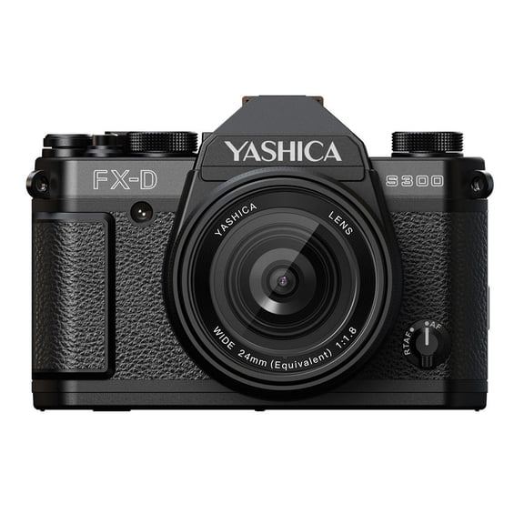 Yashica FX-D S300 50MP 4K Ultra HD Digital Film Simulation Camera, Black