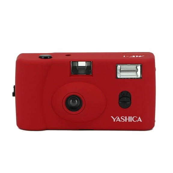 Yashica MF-1 Snapshot Reusable 35mm Film Camera - Y Edition (Red)