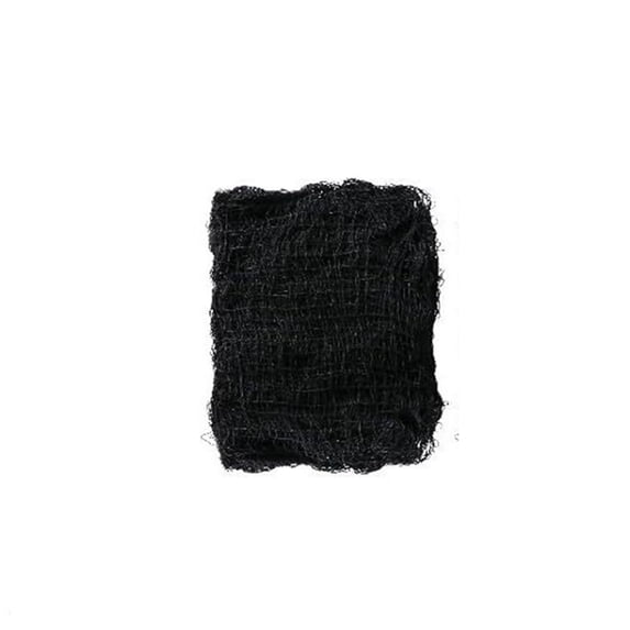 Yashow Black Woven Cotton Halloween Creepy Cloth Spooky Festival Decoration Ragged Drape Fabric for Indoor Outdoor Party Nightclub Venue Accents, 76x30 inch, 1-Pack