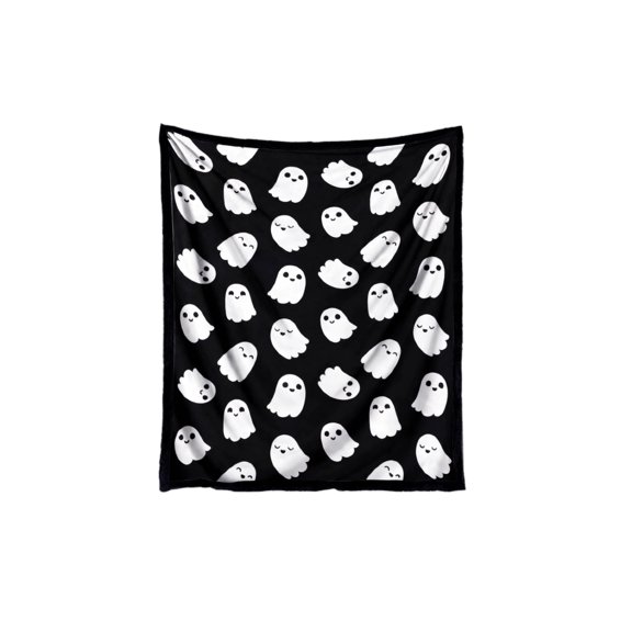 Yashow Elite Halloween Coloring Blanket 59x50 inch, Washable Kids Drawing Mat with Paint Brushes, Soft Plush Interactive Craft Activity, DIY Creative Decor for Home