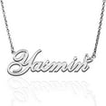thumbnail image 1 of Yasmin Custom Name Necklace Customized Personalized Plated Name Necklace for Mother Daughter Friendship Women Valentine's Day Christmas Birthday New Year Silver, 1 of 7