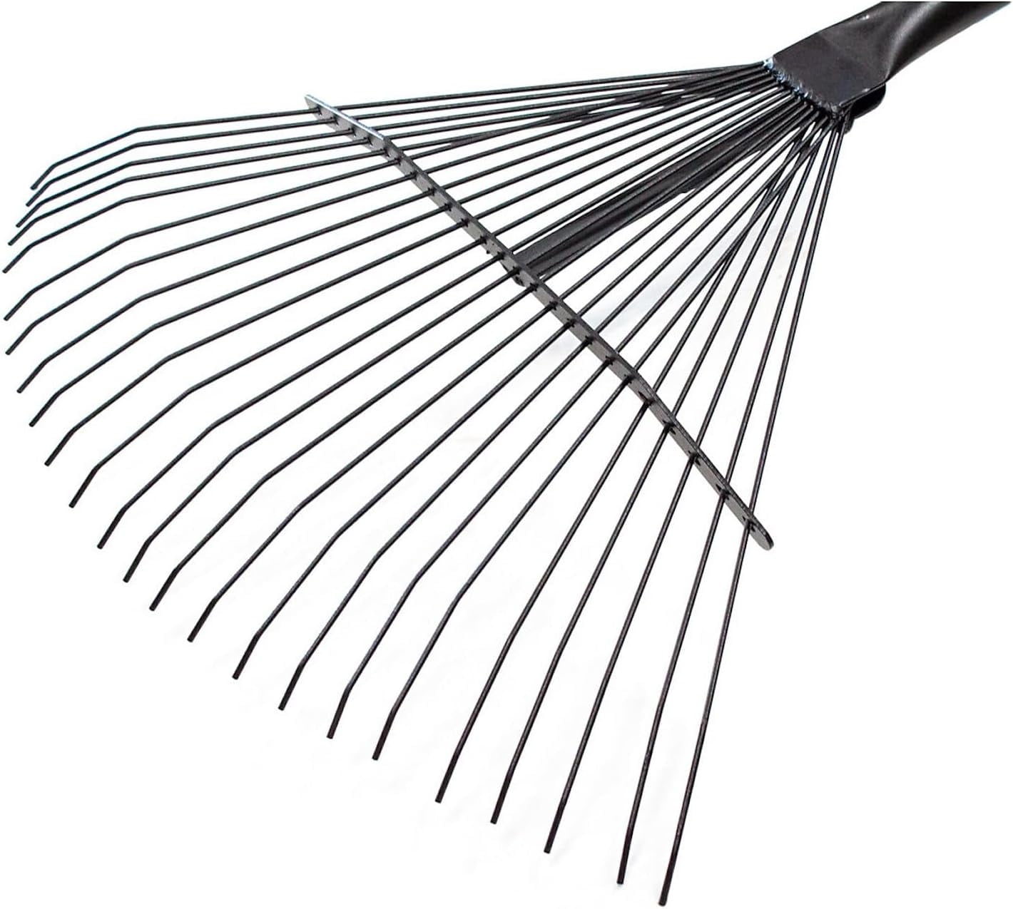 Yasong 92312 Leaf & Thatching Rake with Fiberglass Handle & 24 Spring ...