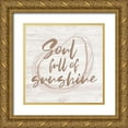 thumbnail image 1 of Yass Naffas Designs 15x15 Gold Ornate Wood Framed with Double Matting Museum Art Print Titled - Soul Full of Sunshine, 1 of 4