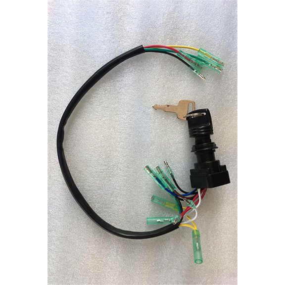 Yassdwbn 1x Ignition Switch Key For Yamaha Outboard Control Box 2 4 Stroke Push to Choke