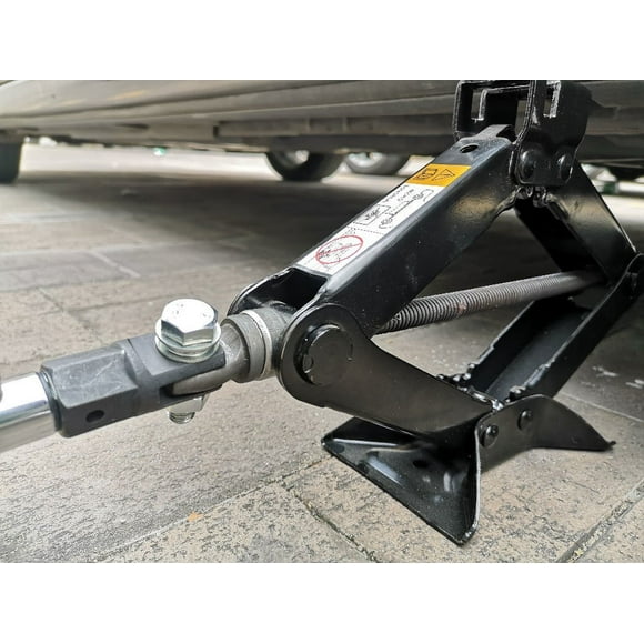 Yassdwbn 1x Scissor Jack Adapter Use With 1/2" Impact Drills Wrench Drive Sockets Black
