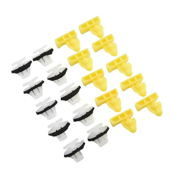 Yassdwbn 20 Pcs Wheel Arch Trim Clips Fit For Nissan Juke 2011-2017 X-Trail T31 2007-2014