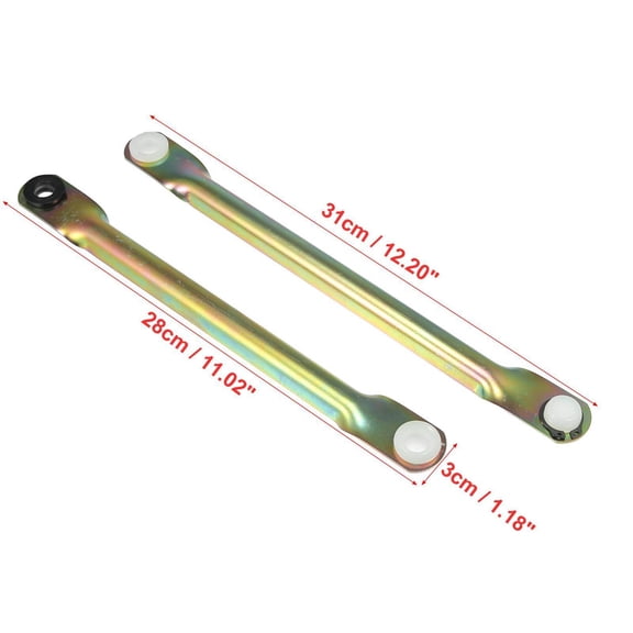 Yassdwbn 2PCS Car Wiper Motor Linkage Push Rod For Renault Kangoo 2008-2019