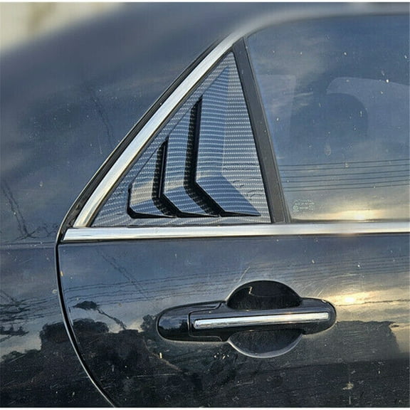 Yassdwbn 2PCS New Car Side Vent Window Scoop Louver Cover For Honda Accord 7th 2003-2007