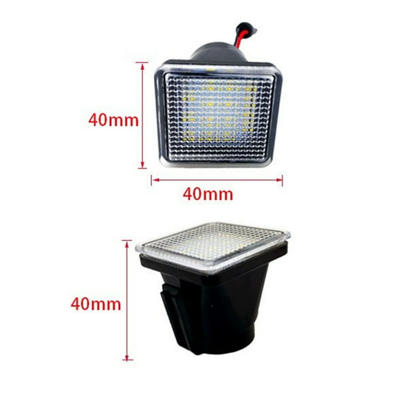 Yassdwbn 2Pcs LED License Plate Light Lamp For Toyota Tacoma 2016-2022 Part# 81270-0C040