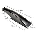 thumbnail image 1 of Yassdwbn 39" Car Decorative Side Bars Rails Roof Rack Top Frame Cover Trim Black Aluminum, 1 of 5