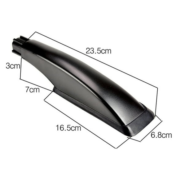 Yassdwbn 39" Car Decorative Side Bars Rails Roof Rack Top Frame Cover Trim Black Aluminum
