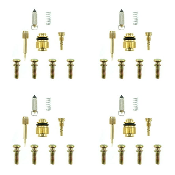 Yassdwbn 4 Sets Carburetor Repair Kit Rebuild For 1994-1997 Kawasaki ZX900 B1-B3 ZX-9R