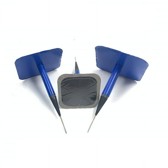 Yassdwbn 5Pcs Car Tyre Puncture Repair Wired Plug Patch Mushroom 3.46'' Square Universal