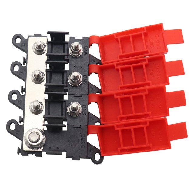 Yassdwbn Car Distribution Block 1 in 3 out 3way Fuse Holder 200A Multi