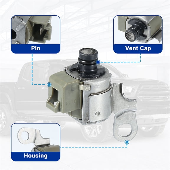 Yassdwbn Car Transmission Solenoid Kit Shift Lock Up Kit Repair for Toyota A340E A340F