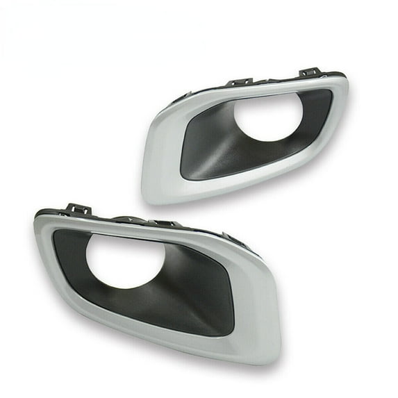 Yassdwbn Front Bumper Fog Light Lamp Covers Bezel Trim LH&RH For 2015-2018 Jeep Renegade