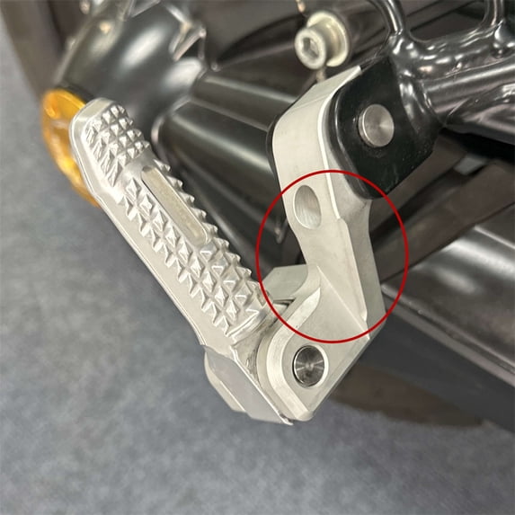 Yassdwbn Pair Set For BMW R Nine T 2014-2023 Motorcycle Passenger Footrest Lowering Kit