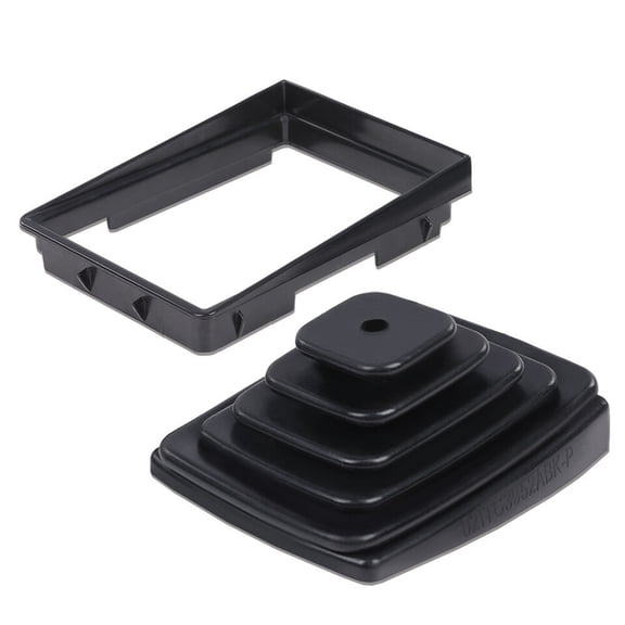Yassdwbn Shifter Boot & Retainer Bezel Ring Manual Trans For Jeep Wrangler TJ 1997-2004