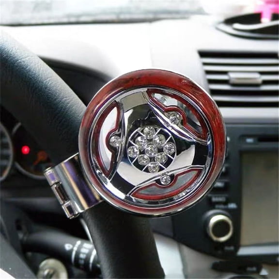 Yassdwbn Steering Wheel Knob Spin Ball Car Lorry Drive Turning Aid Handle 170x110x60 mm