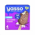 thumbnail image 1 of Yasso Frozen Greek Yogurt Bars Vanilla Chocolate Crunch Bars 2.65 fl oz 4 bars, 1 of 10