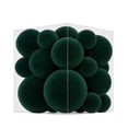 thumbnail image 1 of Yastouay 30Pcs Christmas Ornaments Set,Mix Size Green Velvet Shatterproof Christmas Ball Hanging Xmas Tree for Christmas Decorations, 1 of 7