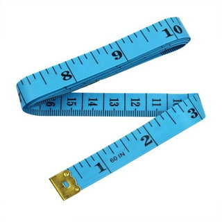Blue measuring tape, soft ruler on a transparent background. PNG