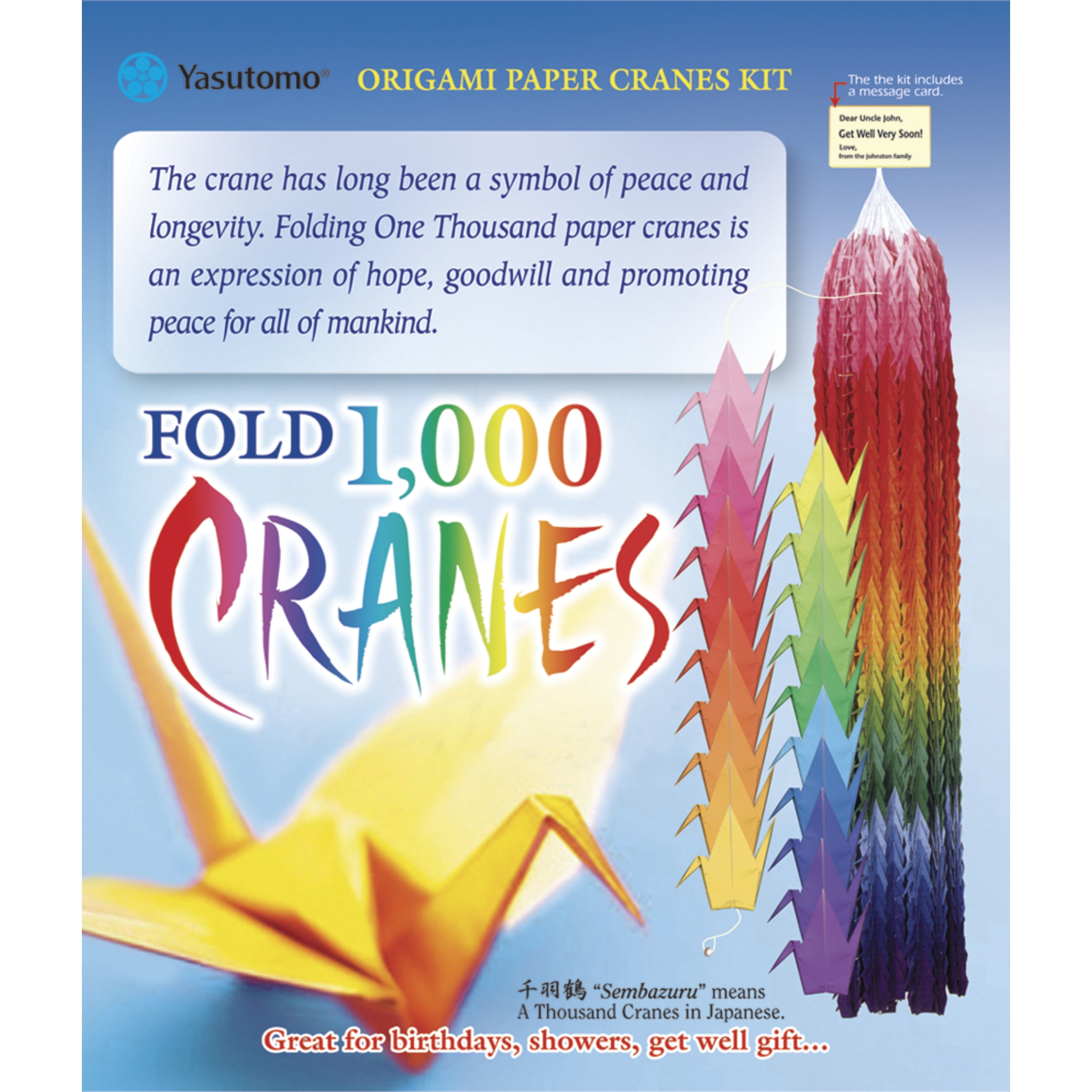 激安アウトレット Cranes 1,000 Yasutomo Origami Walmart.com - Kit クラフト・工芸