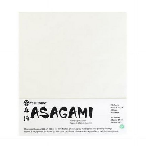 Yasutomo 6AG 9.5 x 10.75 in. Asagami Paper - 20 Sheets