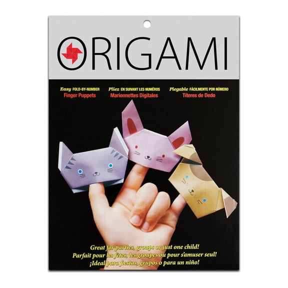 Yasutomo Fold 'ems Origami Paper Project Pack, 5-7/8in, Puppets