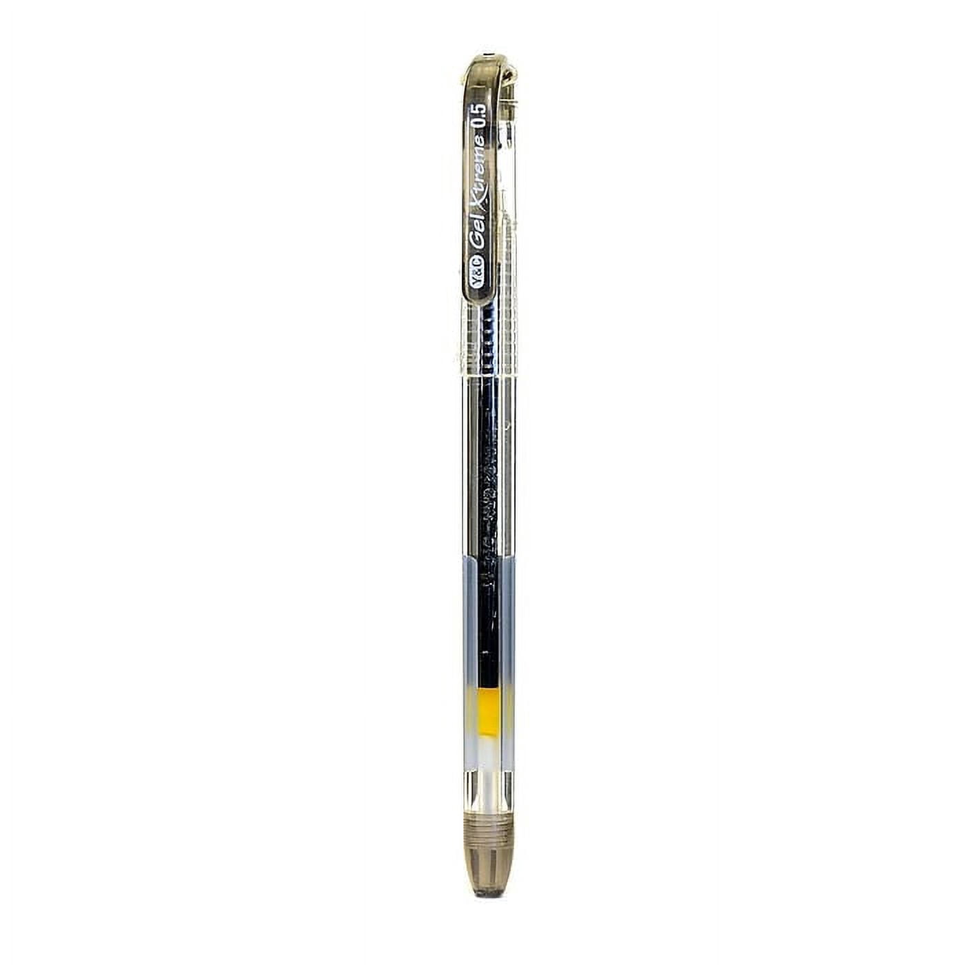 Yasutomo Gel Xtreme Rolling Writers Pens, Black, 24/Pack (35380-PK24)
