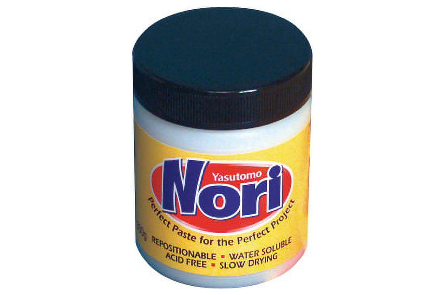 Yasutomo Nori Paste NonToxic NoWrinkle Washable Glue, 10 oz Jar