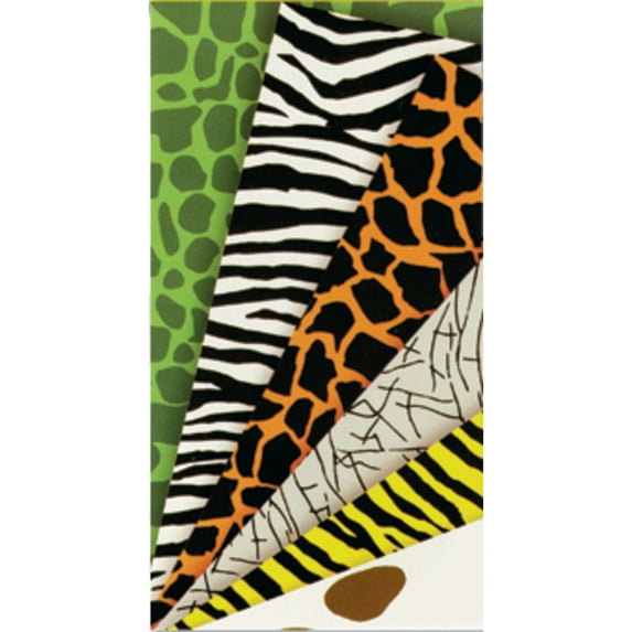 Yasutomo Origami Paper, 5-7/8in, 24 Sheets, Animal Pattern