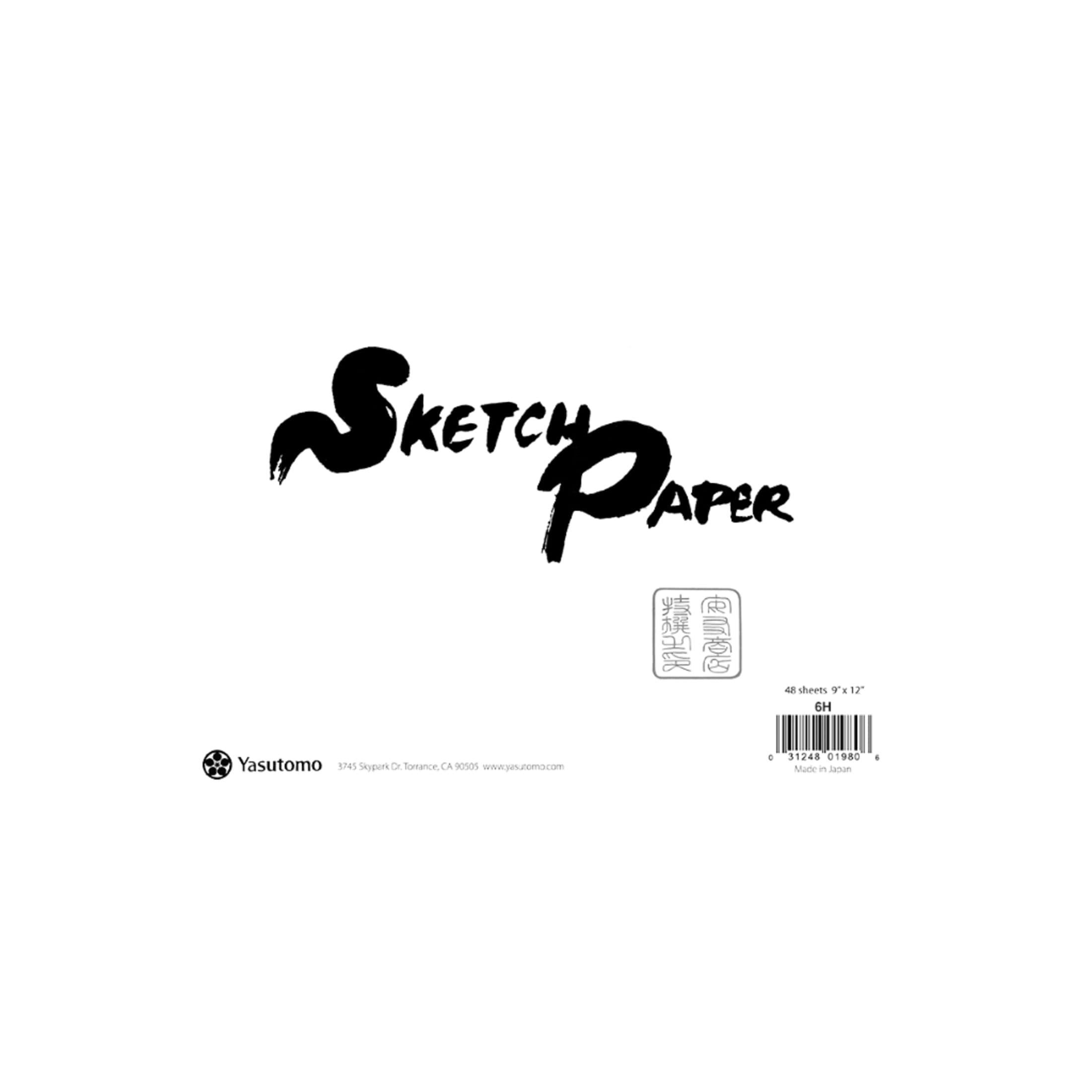 Yasutomo Sumi-E Painting & Sketch Pad, Hosho, 9 in x 12 in