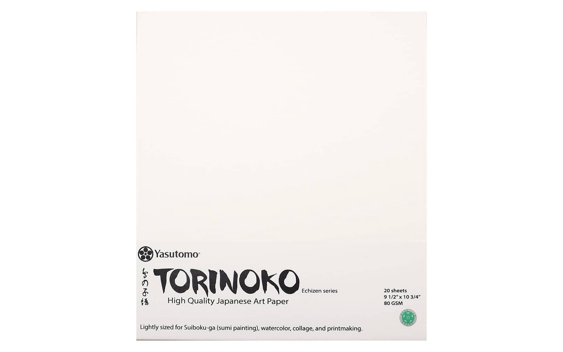 Yasutomo Torinoko Paper - 9-1/2" x 10-3/4", 20 Sheets