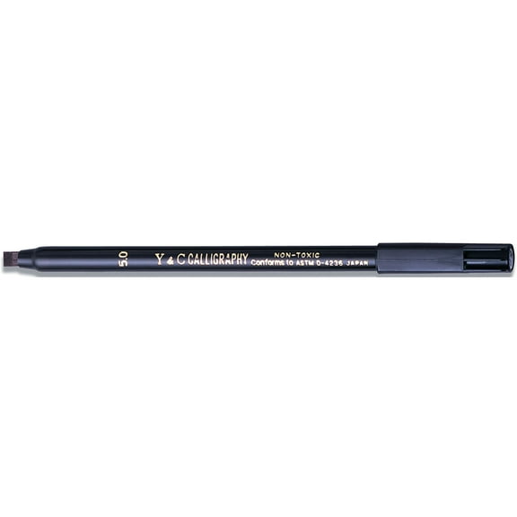 Yasutomo Y & C Calligraphy Marker, Black, 5mm