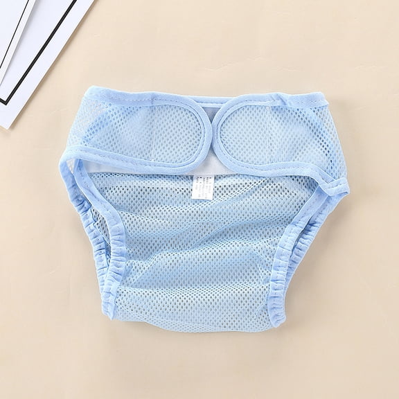 Yatacso Infant Toddler Baby Mesh Diaper Cover Reusable Magic Tape Breathable Nappies for Summer