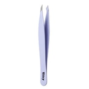 Yatagan Sharp Tip Slanted Tweezers, Light Purple
