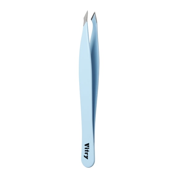 Yatagan Sharp Tip Tweezer, Light Blue