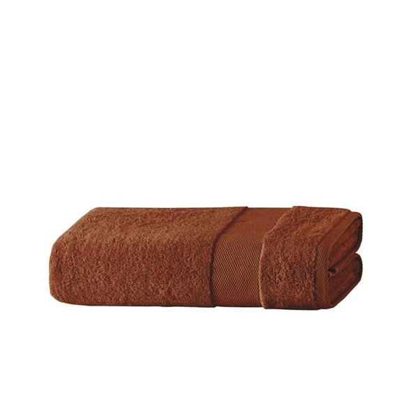 Yatas Bedding 01537068 35 x 59 in. Essentials Bathroom Towel - Brick Red