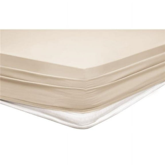Yatas Bedding 01630744 Queen Size Penny Flat Sheet - Beige