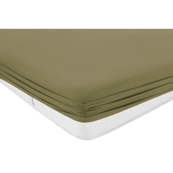 Yatas Bedding King Size Penny Fitted Sheet - Green