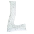 thumbnail image 1 of Yatas Bedding Pregnant Sleep 33" x 53" Fabric Pillow Pillow in White, 1 of 2